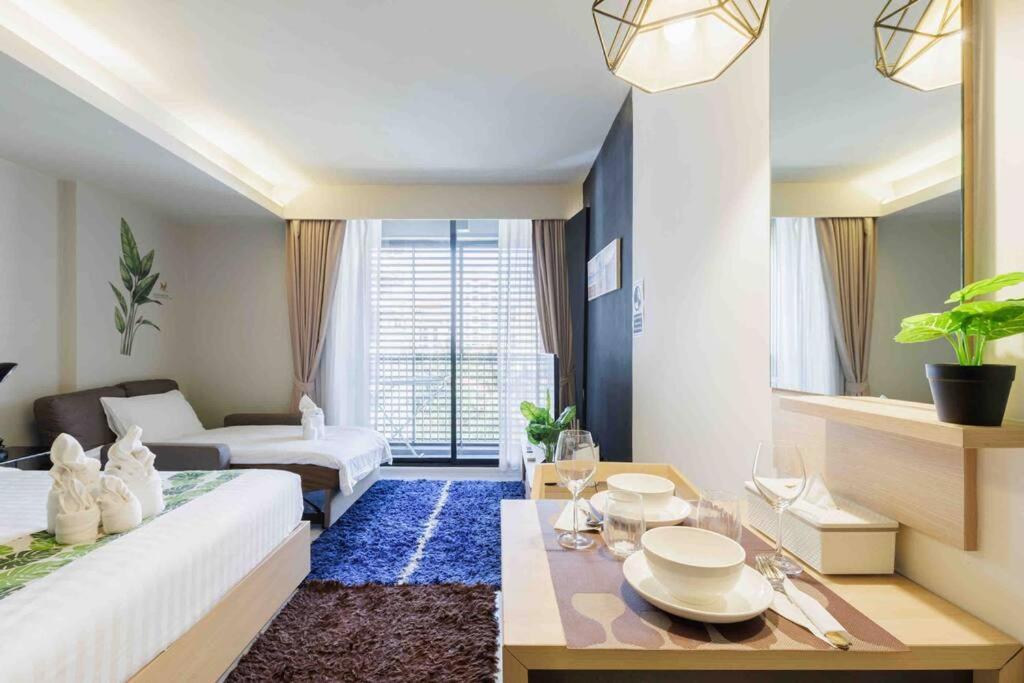 Stylish Bedroom, Bts Asok, Sukhumvit Apartamento